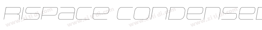rispace Condensed Ul字体转换